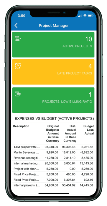 acumatica-project-accounting-software-project-manager-dashboard-screenshot-on-mobile-phone-app-brilliant-cloud